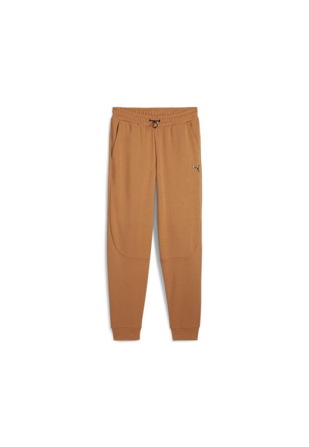 Puma - Męskie spodnie RAD/CAL PUMA Caramel Latte Beige. Kolor: beżowy. Materiał: dzianina. Sport: fitness