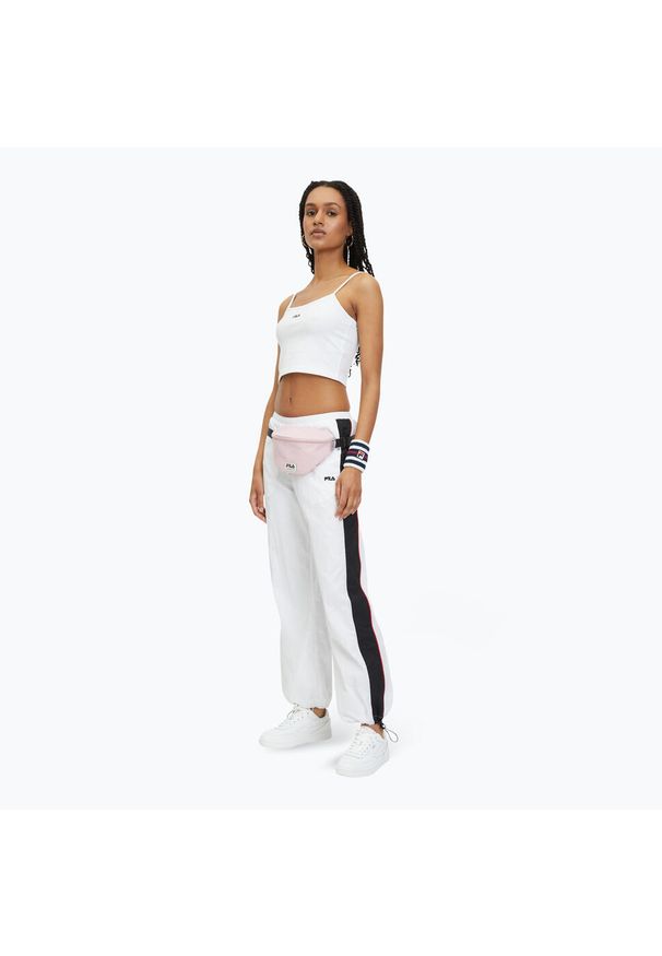 Fila - Koszulka damska FILA Loni Cropped Spaghetti. Kolor: biały