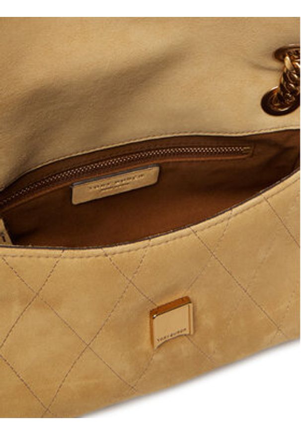 Tory Burch Torebka 183355 Beżowy. Kolor: beżowy. Materiał: skórzane