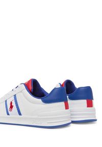 Polo Ralph Lauren Sneakersy Heritage Court III T-Toe RL02475103 Biały. Kolor: biały. Materiał: skóra