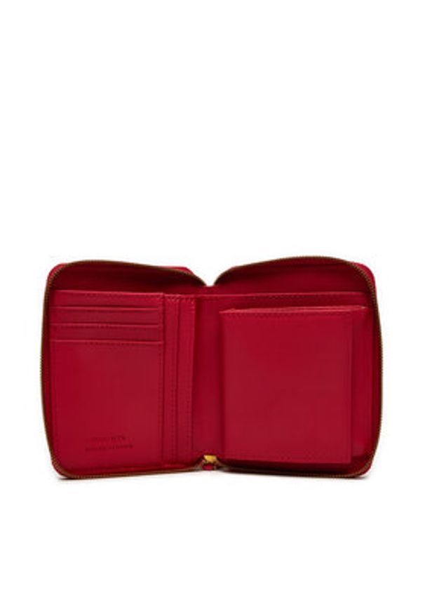 Pinko Duży Portfel Damski Taylor Zip Around . AI 24-25 PCPL 100249 A0GK Czerwony. Kolor: czerwony. Materiał: skóra