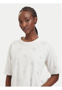 Guess T-Shirt V6GI18 K2985 Kremowy Regular Fit. Kolor: kremowy. Materiał: bawełna #3
