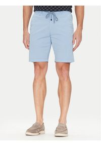 JOOP! Szorty materiałowe 17 JT-80Capri-D 30045912 Niebieski Slim Fit. Kolor: niebieski. Materiał: bawełna