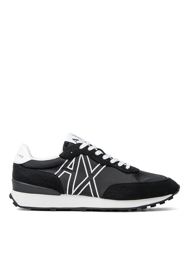 Sneakersy męskie czarne Armani Exchange XUX129 XV549 00002. Kolor: czarny