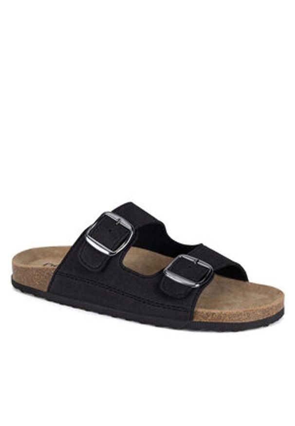 Lanetti Klapki 7410990001 Czarny. Kolor: czarny. Materiał: syntetyk