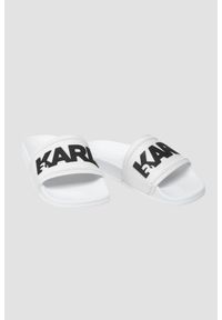 Karl Lagerfeld - KARL LAGERFELD Białe klapki. Kolor: biały