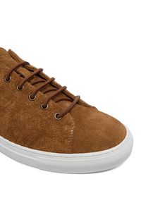 Polo Ralph Lauren Sneakersy Jr Lux Decon Sk 809P07624001 Brązowy. Kolor: brązowy. Materiał: skóra, zamsz #3