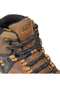 keen - Keen Trekkingi Ridge Flex Mid Wp M 1025666 Brązowy. Kolor: brązowy. Materiał: skóra. Sport: turystyka piesza #4