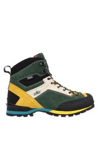 Buty trekkingowe LOMER Badia High Mtx wysokie zamsz. Kolor: zielony. Materiał: zamsz. Wzór: kolorowy. Sport: turystyka piesza