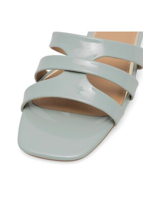 Nine West Klapki 123AL1207-1 Niebieski. Kolor: niebieski. Materiał: skóra