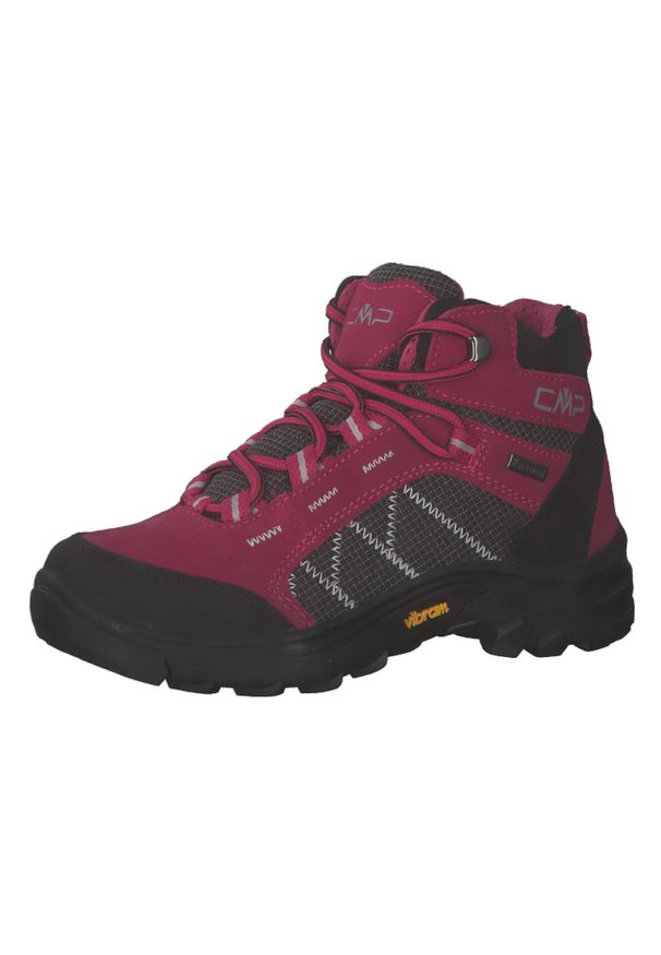 Buty do chodzenia damskie CMP Kids Thiamat Mid 2.0. Wysokość cholewki: za kostkę. Zapięcie: sznurówki. Kolor: różowy. Materiał: guma, tkanina, skóra. Szerokość cholewki: normalna. Sport: turystyka piesza