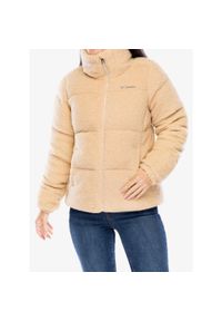 columbia - Kurtka ocieplana damska Columbia Puffect Sherpa Jacket. Kolor: beżowy