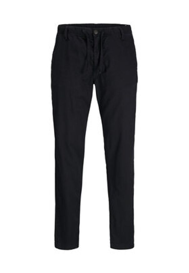 Jack & Jones - Jack&Jones Spodnie materiałowe Kane 12274977 Czarny Relaxed Fit. Kolor: czarny. Materiał: bawełna