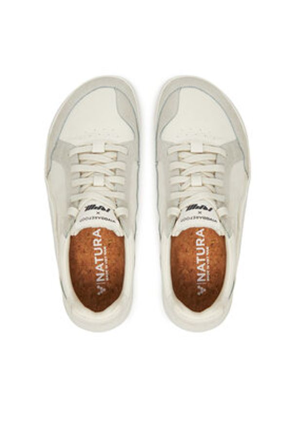 Vivo Barefoot Sneakersy Gobi II 209660 Écru. Materiał: skóra