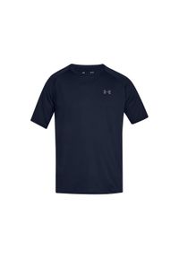 Koszulka treningowa męska Under Armour Tech 20. Kolor: niebieski. Długość rękawa: krótki rękaw. Długość: krótkie. Sport: bieganie #1