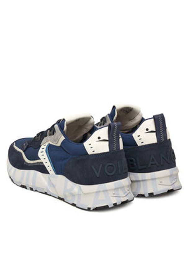 Voile Blanche Sneakersy Club01. 2017465-16 Granatowy. Kolor: niebieski. Materiał: zamsz, skóra