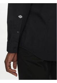 Hugo - HUGO Koszula Kaleb 50539772 Czarny Slim Fit. Kolor: czarny. Materiał: bawełna #4