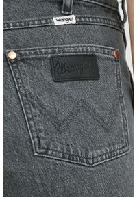 Wrangler jeansy Walker damskie high waist. Stan: podwyższony. Kolor: szary #3