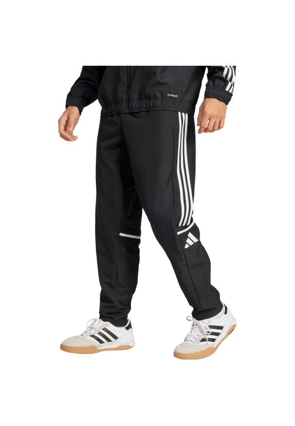 Adidas - Spodnie męskie adidas Squadra 25 Presentation. Kolor: czarny, biały, wielokolorowy. Sport: fitness, piłka nożna