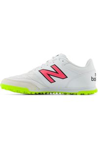 Turfy męskie New Balance 442 V2 TF MS42TWH2 – białe. Kolor: biały. Materiał: skóra, materiał, syntetyk. Szerokość cholewki: normalna. Sezon: zima #4