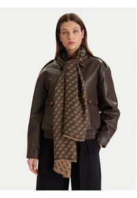 Guess Szal AM9492 POL03 Brązowy. Kolor: brązowy. Materiał: wiskoza, materiał