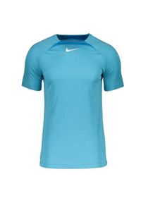 Koszulka treningowa męska Nike Academy. Kolor: niebieski. Długość rękawa: krótki rękaw. Długość: krótkie. Sport: piłka nożna
