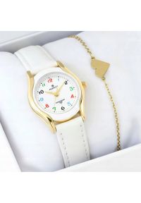 Perfect Zestaw dziecięcy na Komunię zegarek PERFECT - BLANCA LP223-3A + bransoletka #1