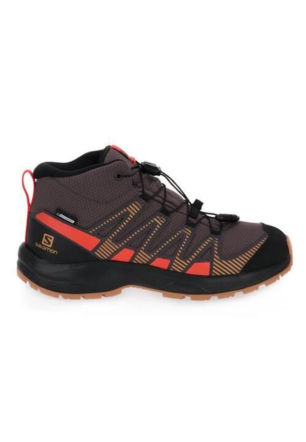 salomon - Buty trekkingowe dla dzieci Salomon XA Pro V8 Mid Cswp J. Kolor: wielokolorowy. Materiał: materiał, tkanina, syntetyk. Szerokość cholewki: normalna