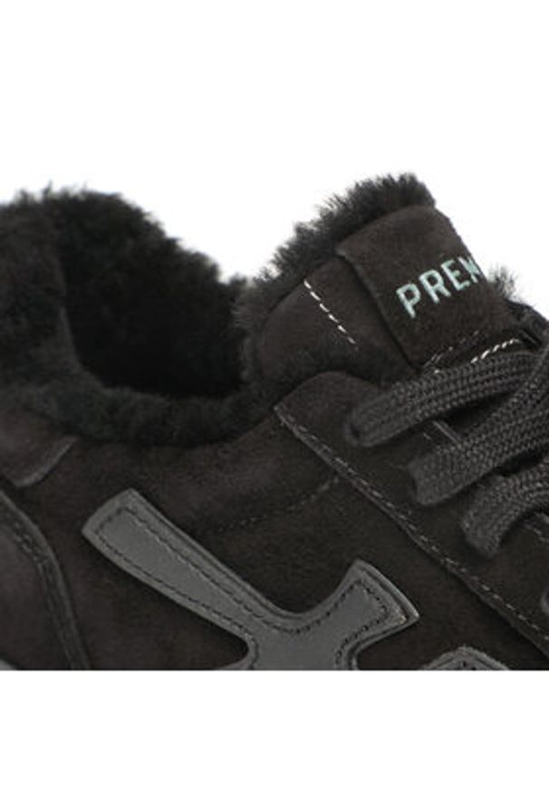 Premiata Sneakersy Mick 4308 Czarny. Kolor: czarny. Materiał: skóra, zamsz