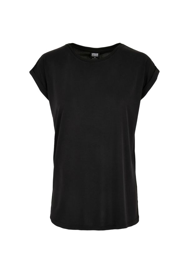 Urban Classics - Damska Koszulka Na Ramiączkach Z Modalu. Kolor: czarny. Długość rękawa: na ramiączkach. Sport: turystyka piesza