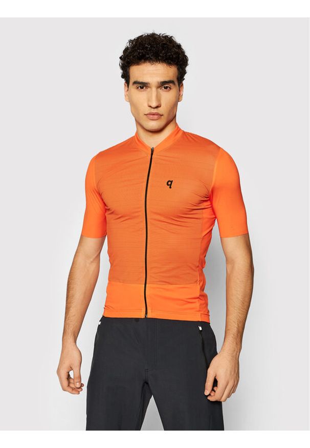 Quest Koszulka rowerowa Adventure Pomarańczowy Race Fit. Kolor: pomarańczowy. Materiał: syntetyk