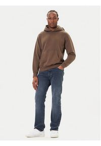 Levi's® Bluza Authentic A8435-0033 Brązowy Relaxed Fit. Kolor: brązowy. Materiał: bawełna