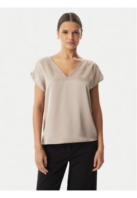 Rinascimento Bluzka CFC0020252002 Beżowy jasny Regular Fit. Kolor: beżowy. Materiał: syntetyk #1