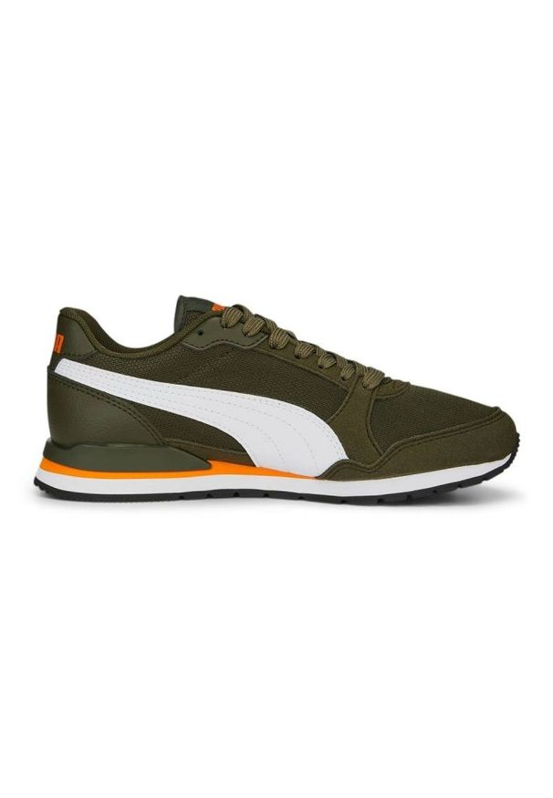 Buty Puma St Runner V3 Mesh Jr 385510 15 zielone. Okazja: na co dzień. Kolor: zielony. Materiał: mesh