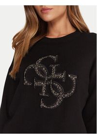 Guess Sweter W5BR42 Z26I2 Czarny Relaxed Fit. Kolor: czarny. Materiał: wiskoza #5
