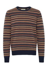 Blend Sweter 20716801 Kolorowy Regular Fit. Materiał: syntetyk. Wzór: kolorowy