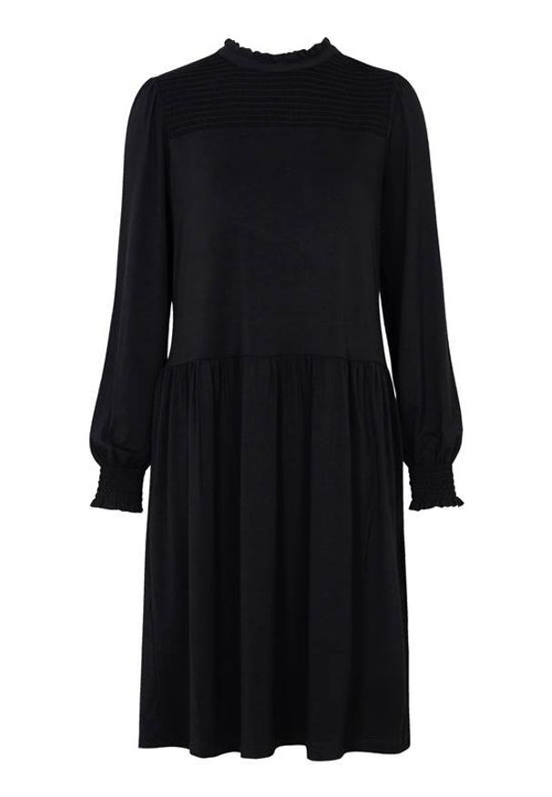 Soyaconcept Dżersejowa sukienka z dodatkiem lyocellu Marica Czarny female czarny XL (44). Kolor: czarny. Materiał: jersey. Długość rękawa: długi rękaw