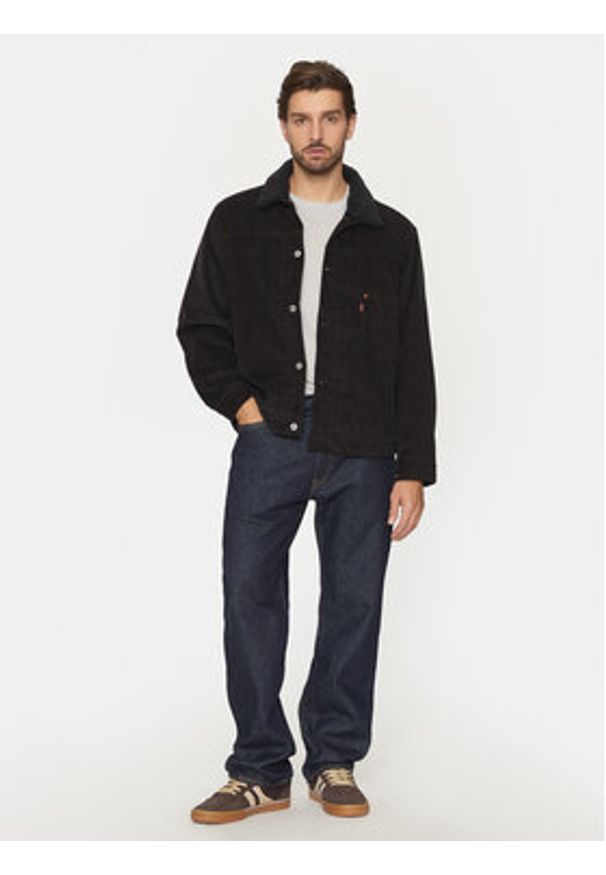 Levi's® Kurtka przejściowa Lined Type I A4080-0002 Czarny Regular Fit. Kolor: czarny. Materiał: bawełna