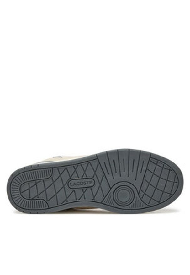 Lacoste Sneakersy T-Clip 7-48SMA0032 Beżowy. Kolor: beżowy. Materiał: skóra