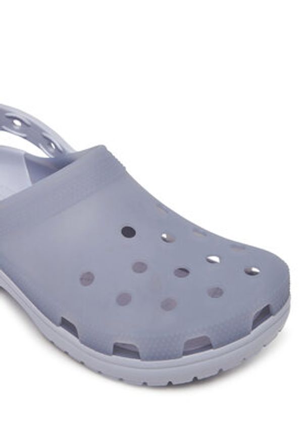Crocs Klapki Classic Frosted Clog 210928 Fioletowy. Kolor: fioletowy