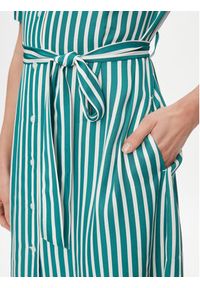 TOMMY HILFIGER - Tommy Hilfiger Sukienka koszulowa WW0WW41613 Zielony Regular Fit. Kolor: zielony. Materiał: wiskoza. Typ sukienki: koszulowe #4