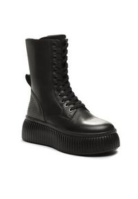 Karl Lagerfeld - KARL LAGERFELD Botki KL42375 Czarny. Kolor: czarny. Materiał: skóra #4