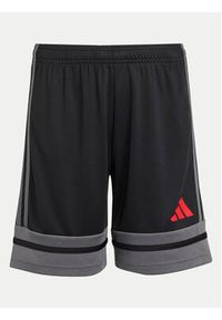 Adidas - adidas Szorty sportowe Squadra 25 JN4448 Czarny Regular Fit. Kolor: czarny. Materiał: syntetyk. Styl: sportowy