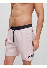 BOSS - Boss Szorty kąpielowe Starfish 50469302 Różowy Regular Fit. Kolor: różowy. Materiał: syntetyk
