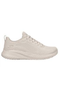 skechers - Buty Skechers Memory Foam Bobs Squad Chaos W 117209 Nude beżowy. Kolor: beżowy. Materiał: dzianina, guma, materiał. Szerokość cholewki: normalna #6