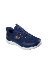 skechers - Buty SKECHERS SUMMITS-TOP RATE Niebieski. Kolor: niebieski. Materiał: tkanina, syntetyk #1