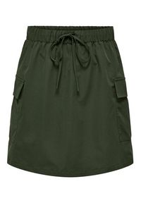 only - ONLY Spódnica mini 15302726 Zielony Regular Fit. Kolor: zielony. Materiał: syntetyk