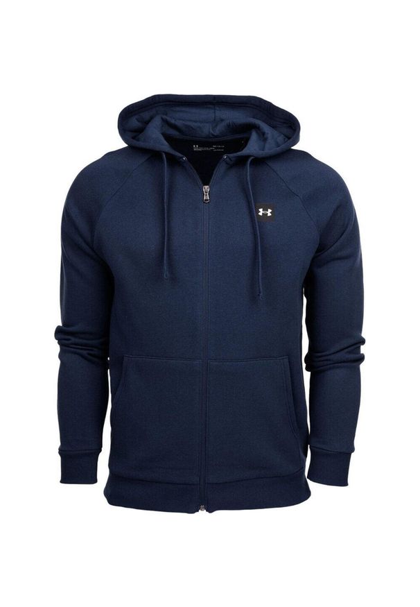 Bluza sportowa męska Under Armour Rival Fleece FZ Hoodie. Kolor: niebieski. Długość rękawa: długi rękaw. Styl: sportowy