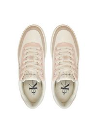 Calvin Klein Jeans Sneakersy Classic Cupsole Low Lace Lth Ml YW0YW01527 Różowy. Kolor: różowy
