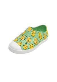 Native Shoes - Buty miejskie dziecięce NATIVE JEFFERSON SUGARLITE PRINT JUNIOR. Okazja: na co dzień. Kolor: zielony. Wzór: nadruk